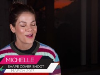 Michelle Monaghan behind the scenes Shape Magazine
